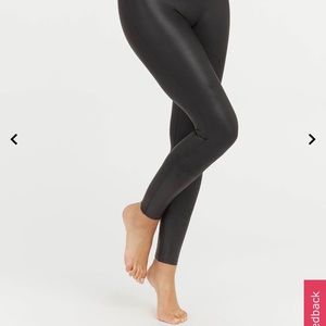 Spanx Faux leather leggings - petite